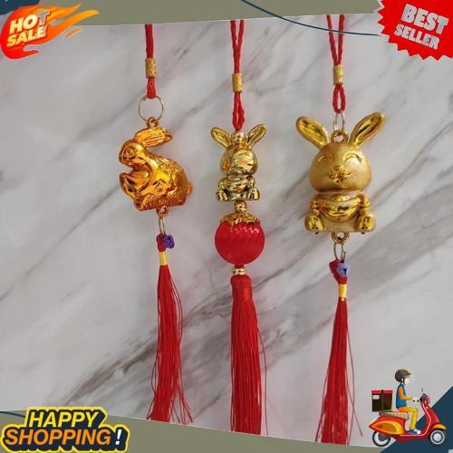 Cod Gantungan Kelinci Rabbit 2023 Hiasan Pohon Meihua Murah Grosir