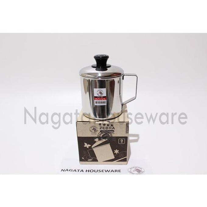 Gelas Mug Stainless / Mug Zebra / Mug Stenlis SUS304 Mug with Lid Zebra 110109 ZEBRA Promo Premium