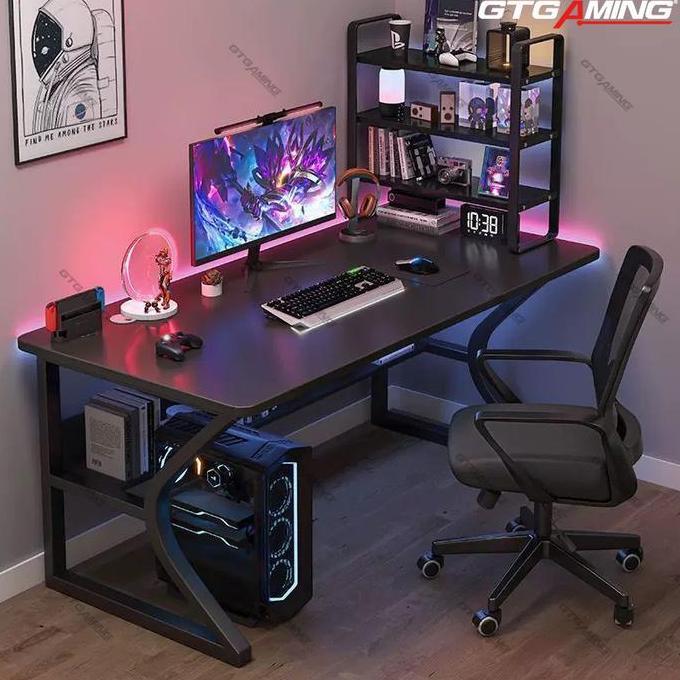 Gtgaming Meja Komputer / Meja Gaming / Meja Komputer Serat Karbon/ Meja Komputer 120Cm / Meja Komput