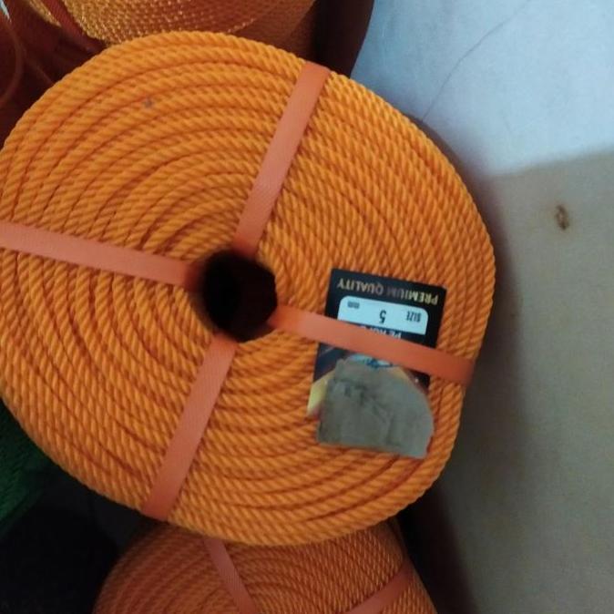 Tali Tambang Plastik 5Mm /Tali Tambang 5Mm (Per Roll)