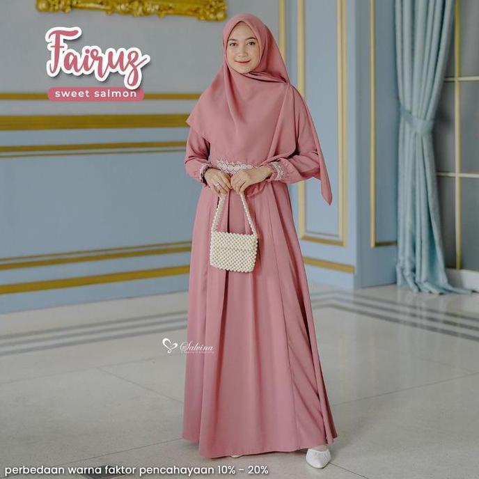 Fairuz dress only by salvina hijab Terlaris
