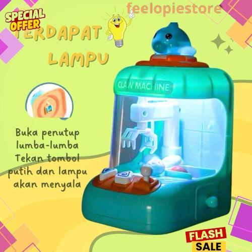 Top Seller Mainan Game Capit Claw Machine Mini/Mainan Edukasi Anak Mesin Capit Mini Pakai Batrei Ada
