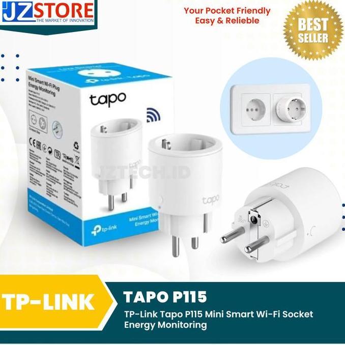 TP-Link Tapo P115 Mini Smart Wi-Fi Socket Energy Monitoring