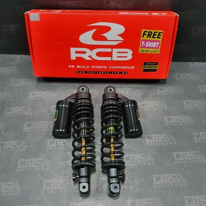 Shockbreaker Sok Belakang RCB MB2+ MB2 Plus 305mm Aerox Nmax New Black