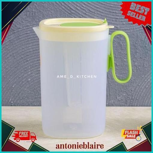 Top Seller Teko Kan Air + Saringan Bening Tutup Hijau Kap 3042/ Kat 3043 Golden Sunkist