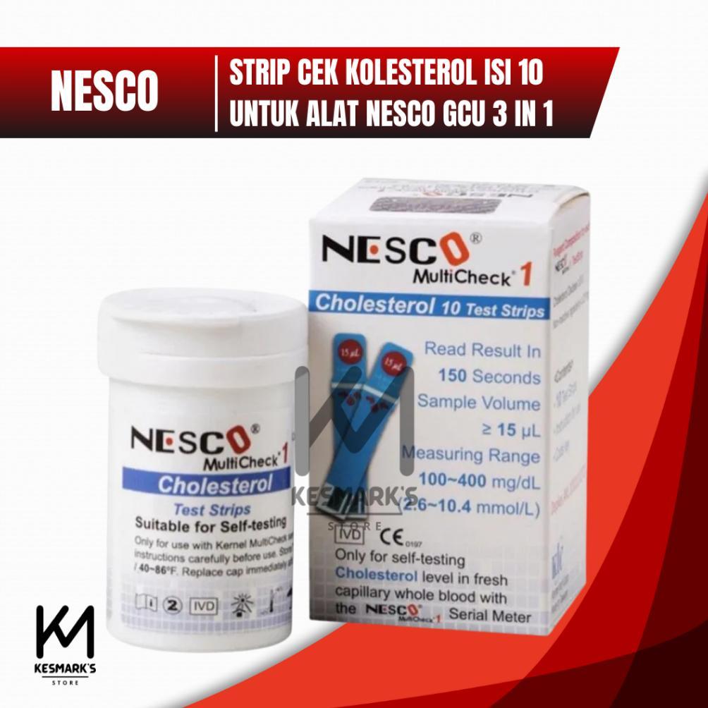 Strip Nesco Kolesterol / Stik Nesco Kolesterol Strip Kolesterol Nesco