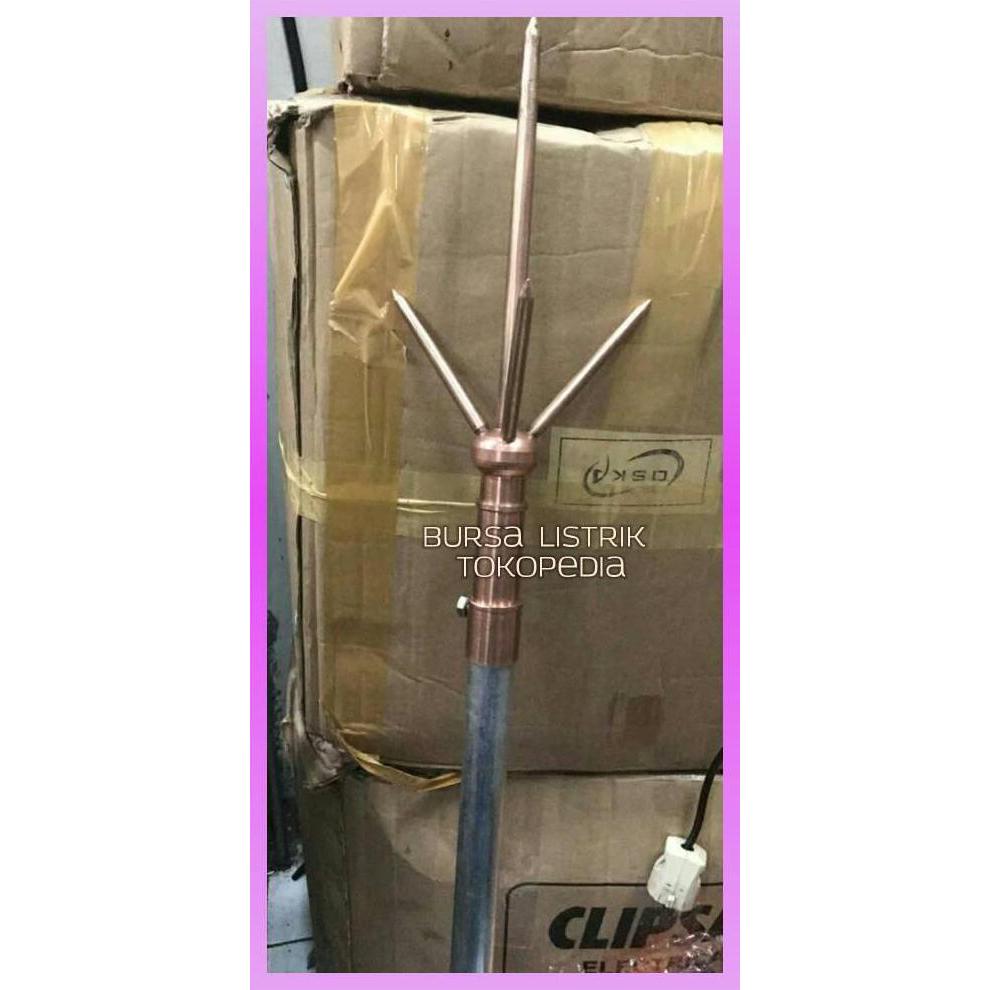 Anti Petir Trisula / penangkal petir trisula 1 set