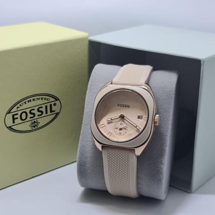 Jam Tangan Wanita Fossil 8133 Original Water Resist Chrono Tanggal