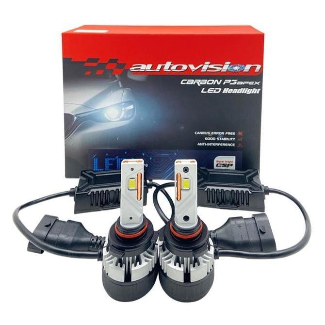 Bohlam Lampu LED Mobil Autovision Carbon P3 Apex HB3 68 Watt Headlight