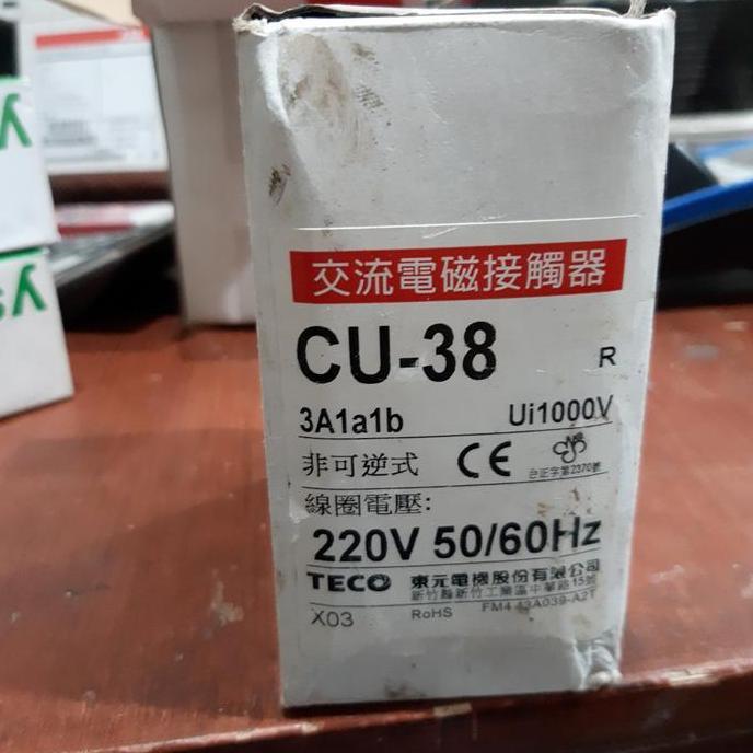 contactor teco cu-38 60A 380v