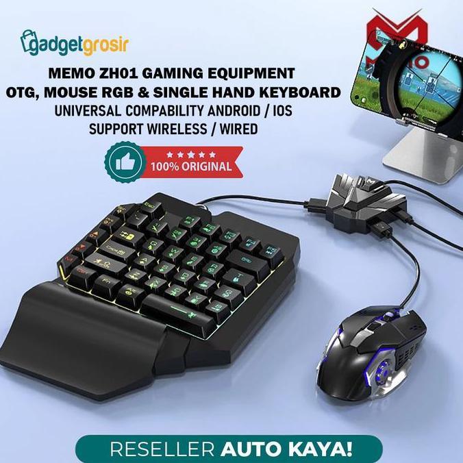 MEMO ZH01 OTG Magic Mobile Keyboard And Mouse Converter For Gaming