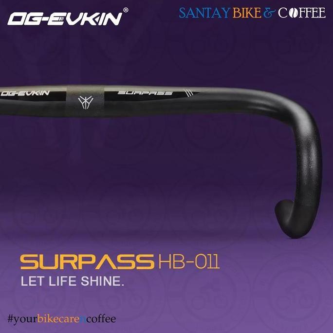 OG EVKIN HB011 Carbon Handlebar DropBar Road Bike 31.8MM 380 400 420MM CO
