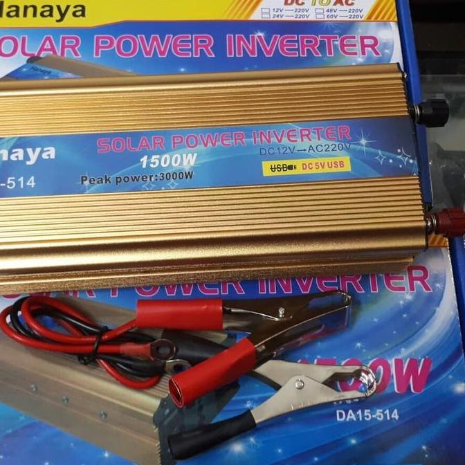 POWER INVERTER 1500 WATT HANAYA/ INVERTER HANAYA 1500WATT PLUS USB