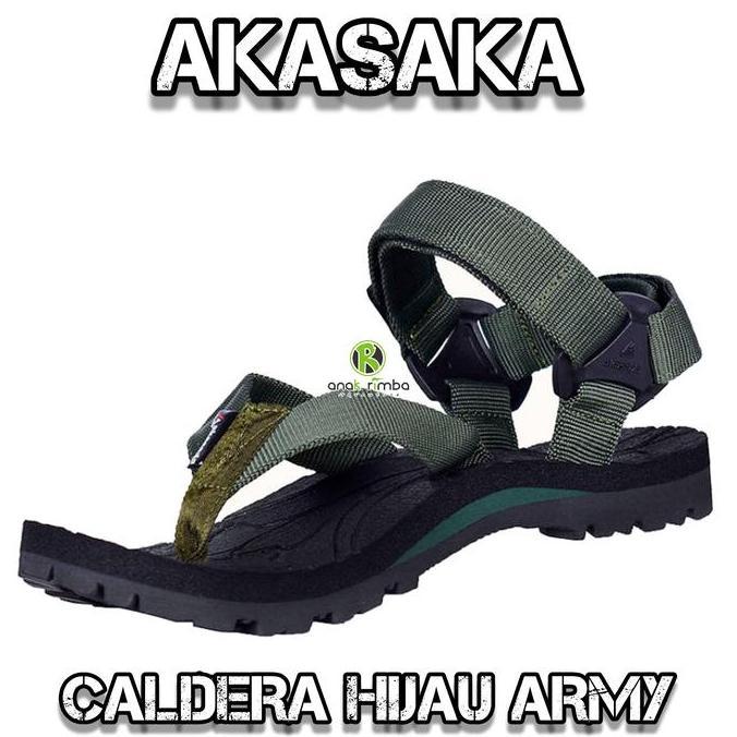 SANDAL CALDERA HIJAU ARMY AKASAKA SANDAL JEPIT SLEMPANG OUTDOOR