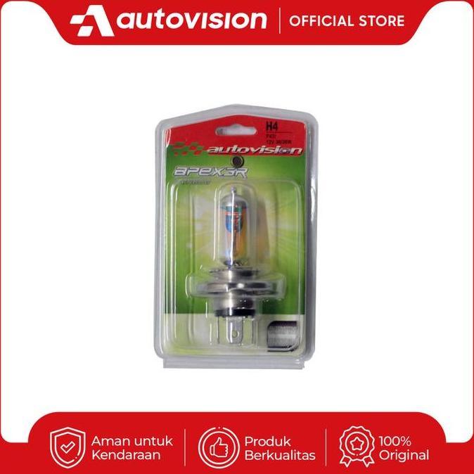 Lampu Halogen Motor APEX MC Rainbow 25-36 Watt M5 H4 Autovision