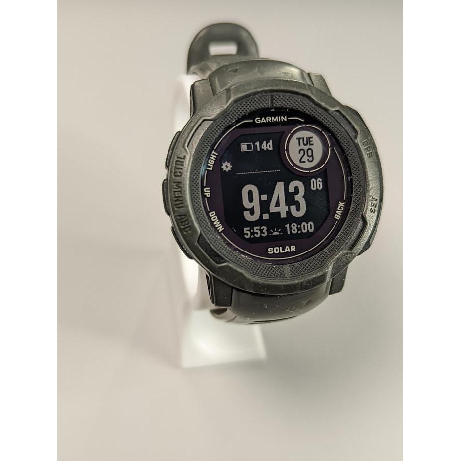 Garmin Instinct 2 Solar - Smartwatch,Second,Bekas Terbaik,Bluetooth Outdoor,Gps,Hiking & Adventure, 