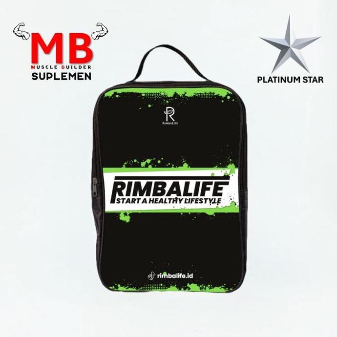 Tas Sepatu Rimbalife Shoes Bag Shoe Rimba Life Wheygan Whey Gan Protein Cre Creatine Monohydrate Pow