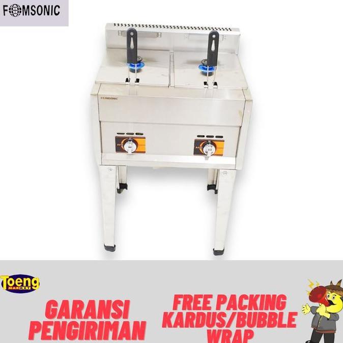 KOMPOR USAHA / KOMPOR DEEP FRYER / GAS FRYER + KAKI GZL-202F FSN