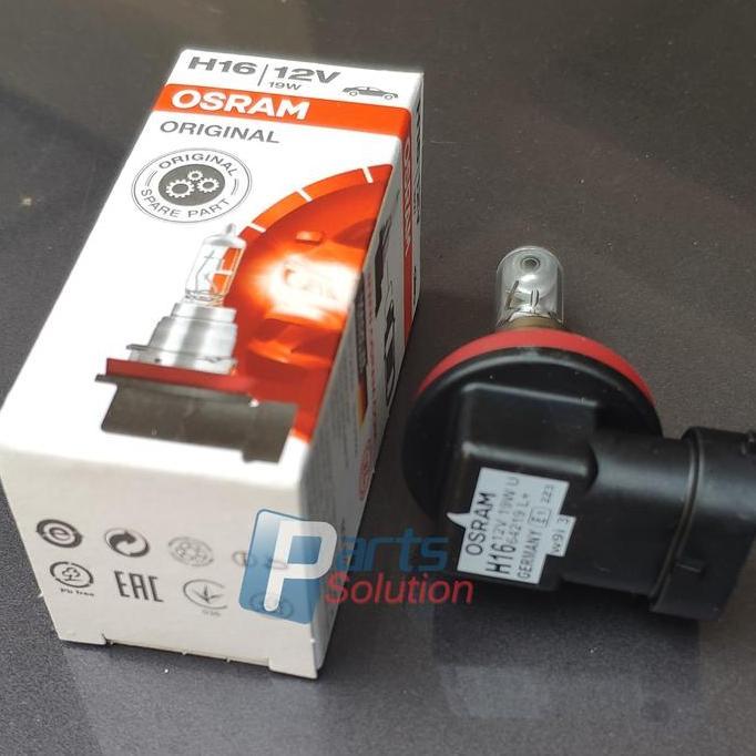 Bohlam Bolam Lampu Kabut Foglamp Standar OSRAM H16 12V 19W