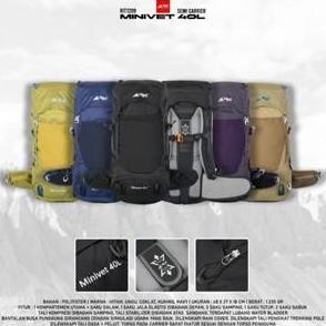 Tas Gunung / Semi Carrier Premium Minivet 40 Liter Arei Outdoorgear