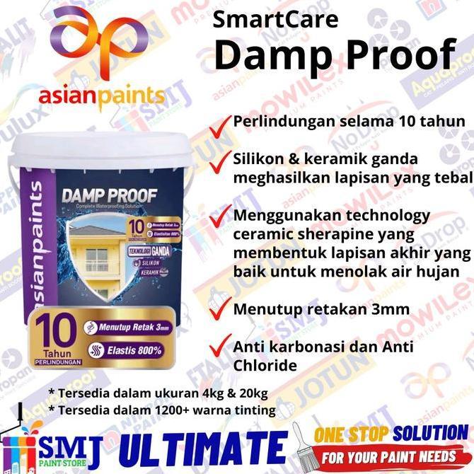 TERBARU - Cat Anti Bocor Waterproofing ASIAN PAINT DAMP PROOF White 20kg