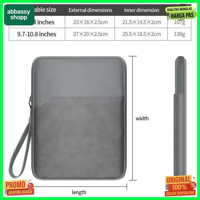 Murah Pouch Ipad Sleeve Tas Sarung Tablet Tab Canvas Air Pro Ipad Pro 11 Air 10 9 8 Mini 6 7,9 8,4 9