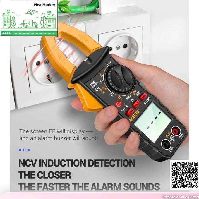 Aneng Digital Multimeter Voltage Tester Clamp - St180