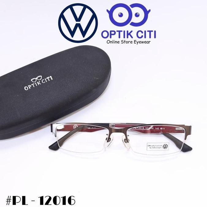 frame kacamata pria VW Half titanium golf series grade original