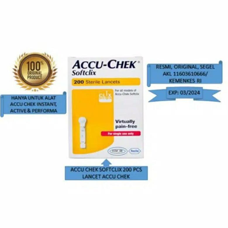ACCU-CHEK SOFTCLIX/LANSET 200 ACCU CHEK/ACCU CHEK SOFCLIX