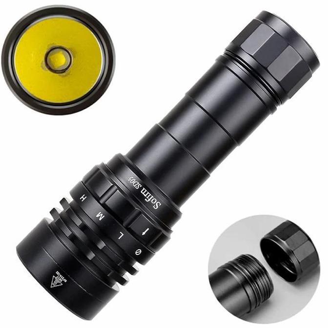 Diskon Sofirn Sd05 Scuba Senter Menyelam Led Cree Xhp50.2 3000 Lumen