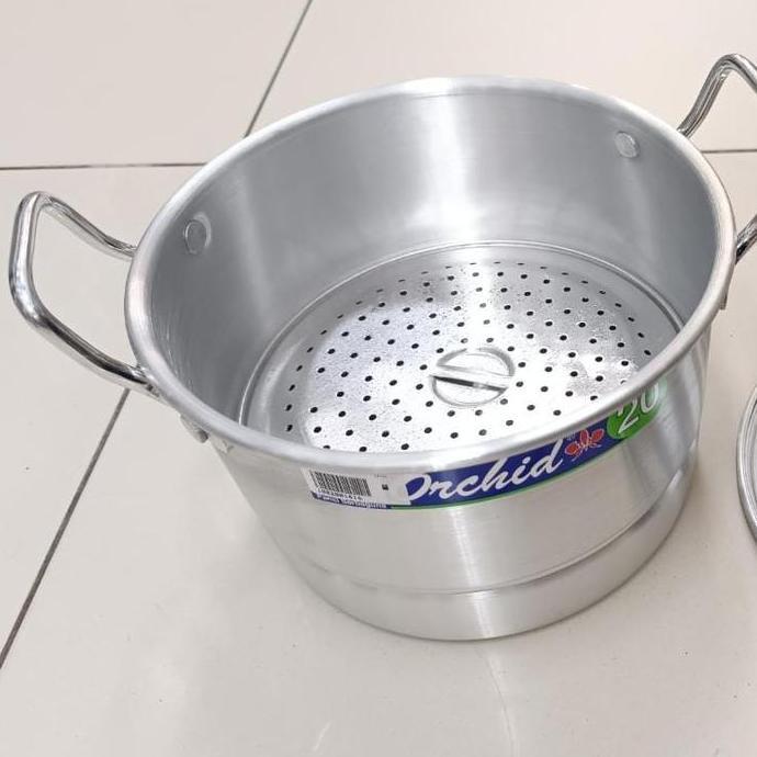 NEW DANDANG MASAK / PANCI KUKUS / PANCI SERBAGUNA 18,20,22,24,26 CM ORCHID