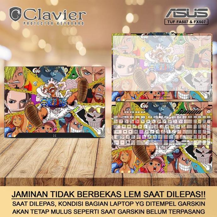 TERMURAH - Cover Garskin Laptop Asus TUF Gaming F15 FX507 FX507V FX507VI Bening