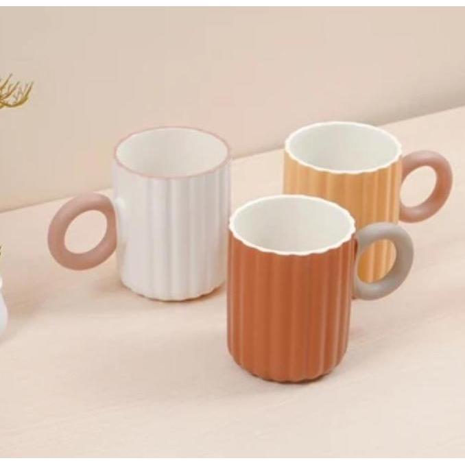TERMURAH - Set cangkir kopi mug teh aesthetic set cangkir dan saucer mug coffee