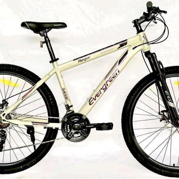 Sepeda Gunung Mtb 27.5 Inc Dewasa Dan Remaja Evergreen 545 Velag Tinggi Alloy Rem Cakram 3X8 Speed