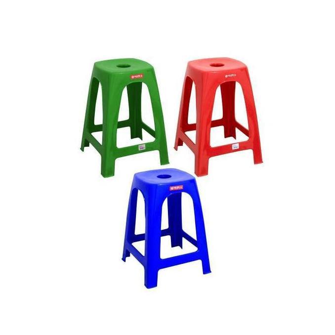 NEW KURSI BASO/KURSI PLASTIK LION STAR AMANA HIGH STOOL ORI