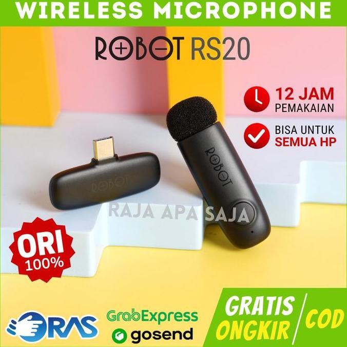 New- Mic Clip On Wireless - Microphone Bluetooth HP Microfon Mix