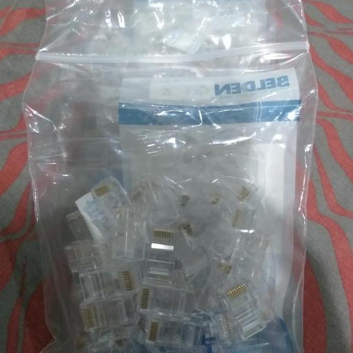 Belden Cat 6 Konektor @50Bh / Konektor Rj45 Belden Cat6 / Rj45 Cat 6