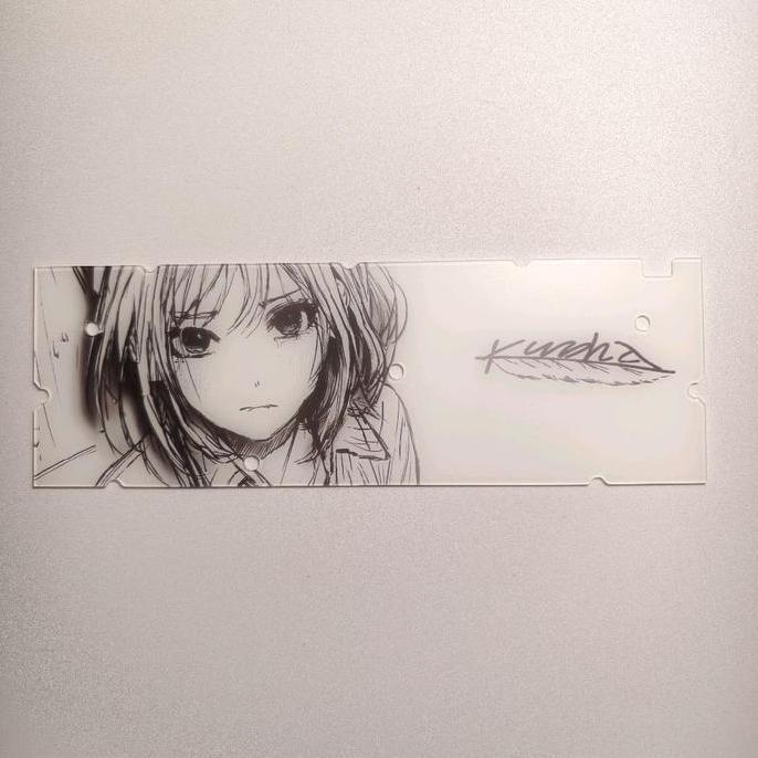 Plate Keyboard GH60 Back Plate for Magnetic Keyboard fit for Hole60 / BIB H60 Star Terlaris