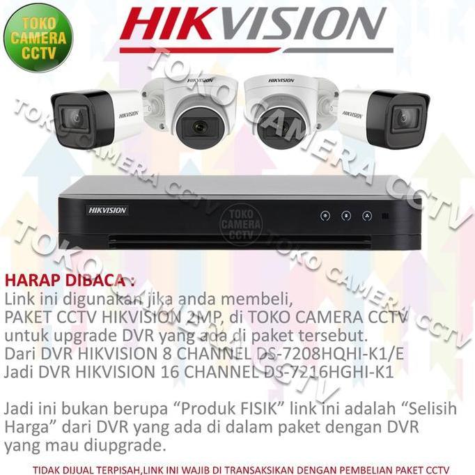 Upgrade Dvr Hikvision 8 Menjadi 16 Channel Hghi 2Mp