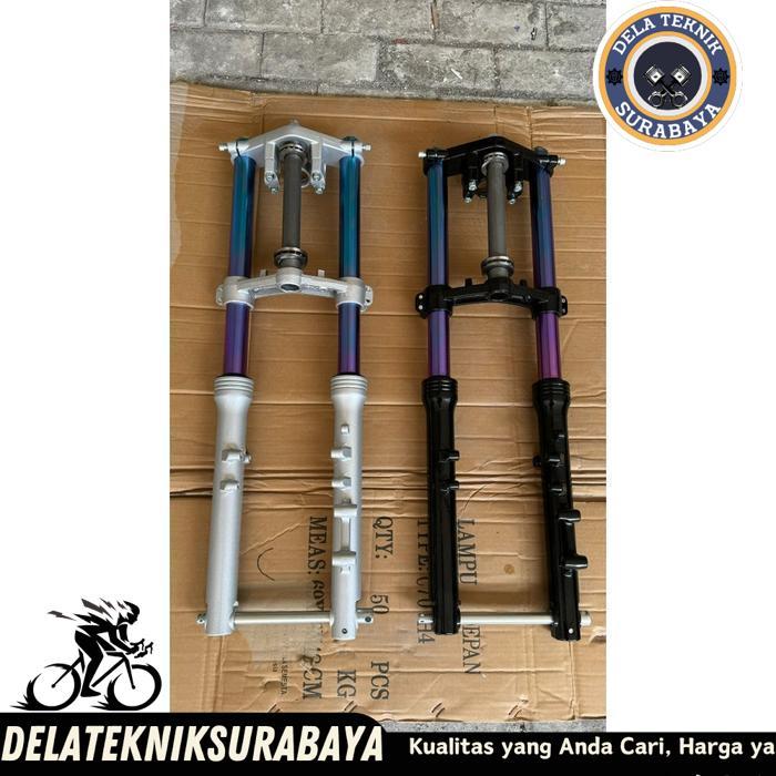 SHOCK DEPAN NINJA RR PNP  VIXION BYSON SCORPIO FRONT FORK ASSY PEREDAM KEJUT DEPAN NINJA R PNP HONDA