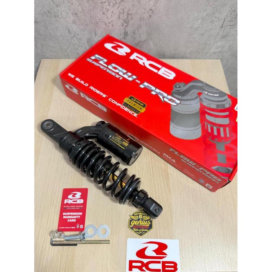 Shock Breaker Belakang Rcb Flow Pro/ Flow S ( 305Mm ) Mio Sporty - Mio Smile - Mio Soul - Beat Karbu