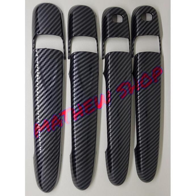 Door Handle Cover Avanza Veloz 2019 2020 2021 Keyless Carbon / Pelindung Gagang Handle Pintu Avanza 