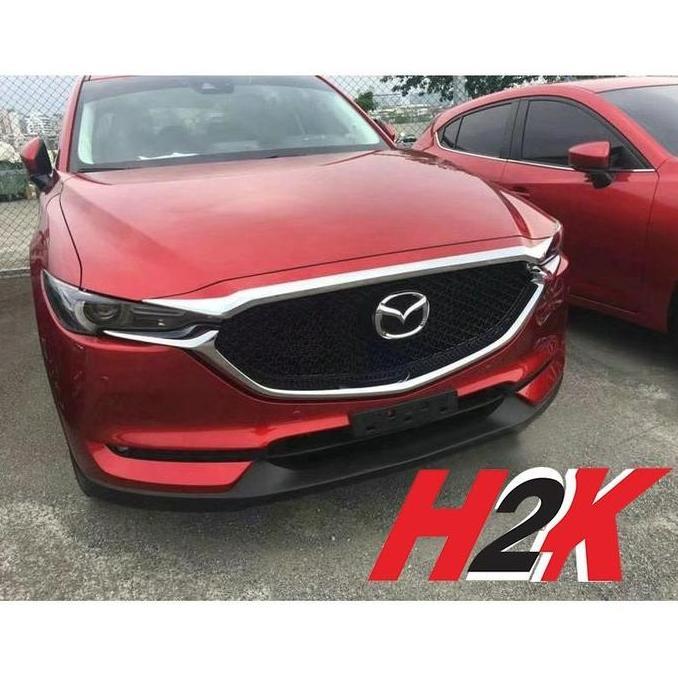 Aksesoris Mazda CX5 - Hood Protector Chrome Mazda CX-5 2017 2018 2019 2020 2021
