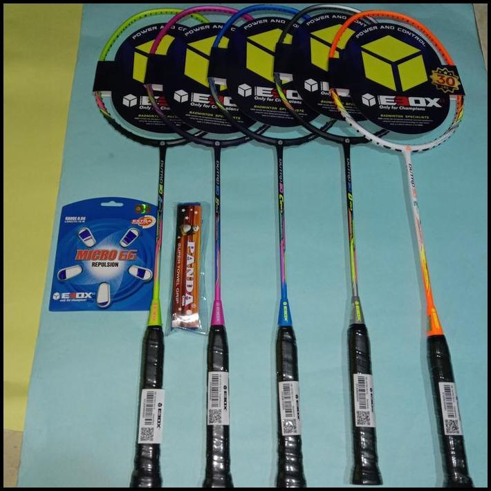 Raket Badminton Ebox Dutro 30 Original kumplit best seller