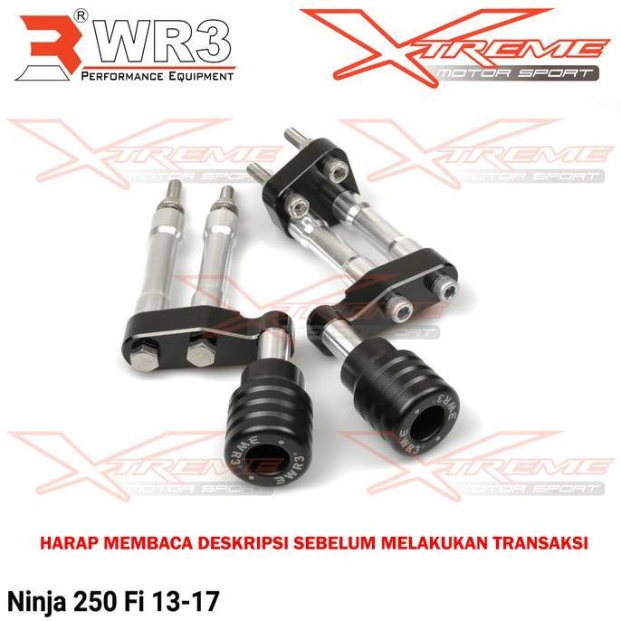 Frame Slider / Pelindung Fairing WR3 Ninja 250 FI OLD 2013 - 2017