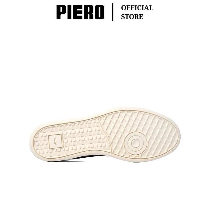 Piero Sepatu Sneakers Pria Grand London Prm-White/Grey/Off White Pie1000200