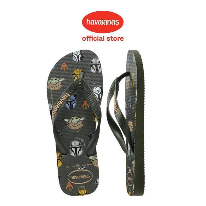 Havaianas 4896 Star Wars Green Olive - Sandal Pria