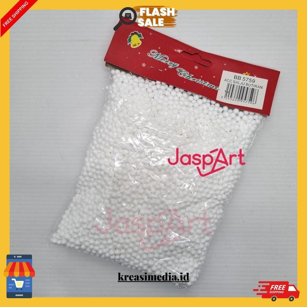 Bola Salju Mini Mainan Sterofoam Kecil Styrofoam Bulat Salju Mainan Dekorasi Pohon Terlaris