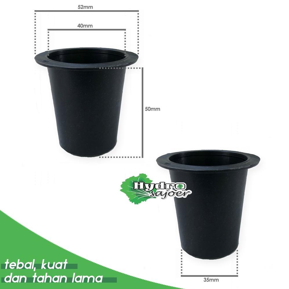 Bisa Cod Ya Kak Netpot Hidroponik Tanpa Lubang Samping 5 Cm - Netpot Murah ,,,