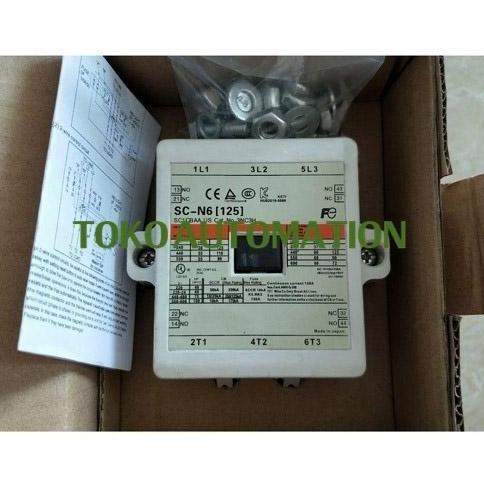Promo SC-N6 SCN6 SC-6N SCN-6 125A 220V Magnetic Contactor PX33 Diskon